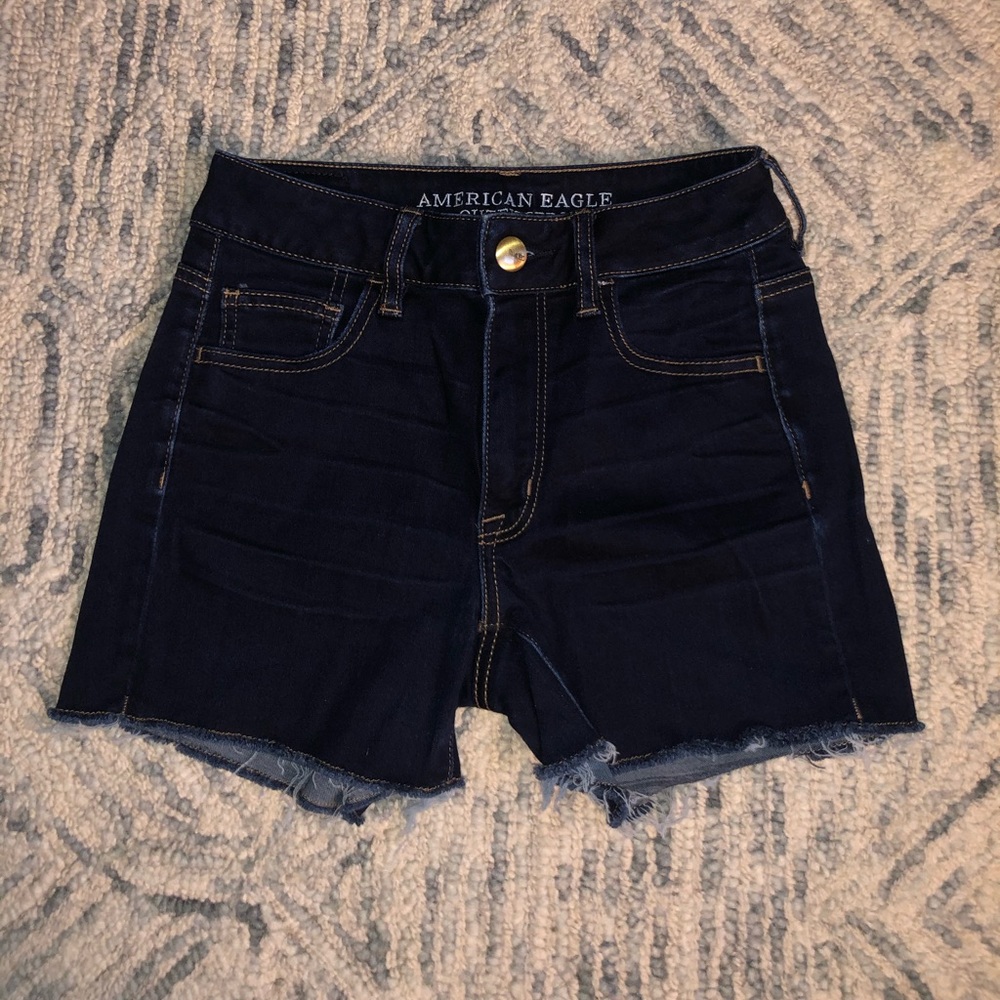 American Eagle Dark Wash Shorts